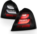 Black LED Tail Lights Driver Passenger Side Replacement A473