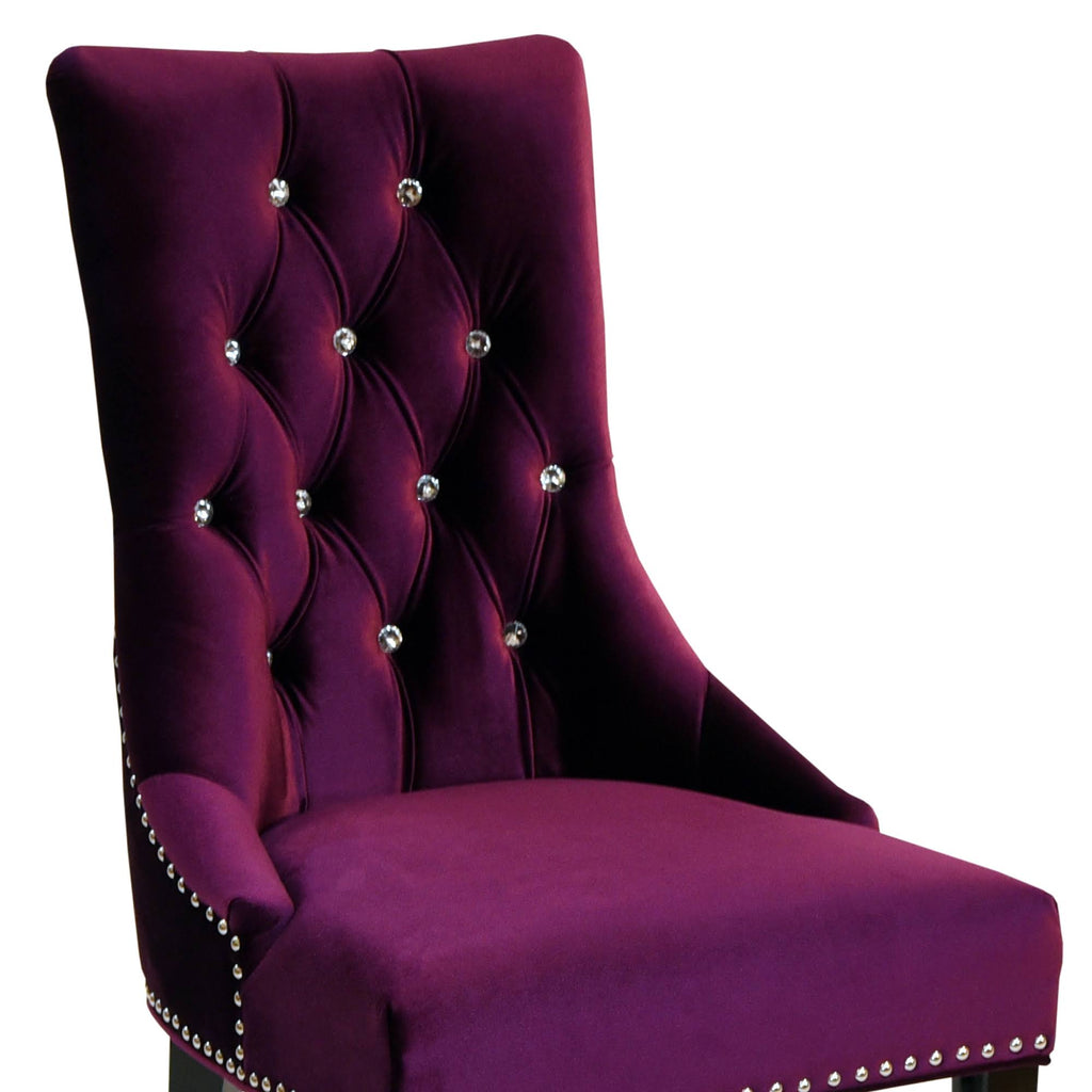 Purple Parson Chair Z581