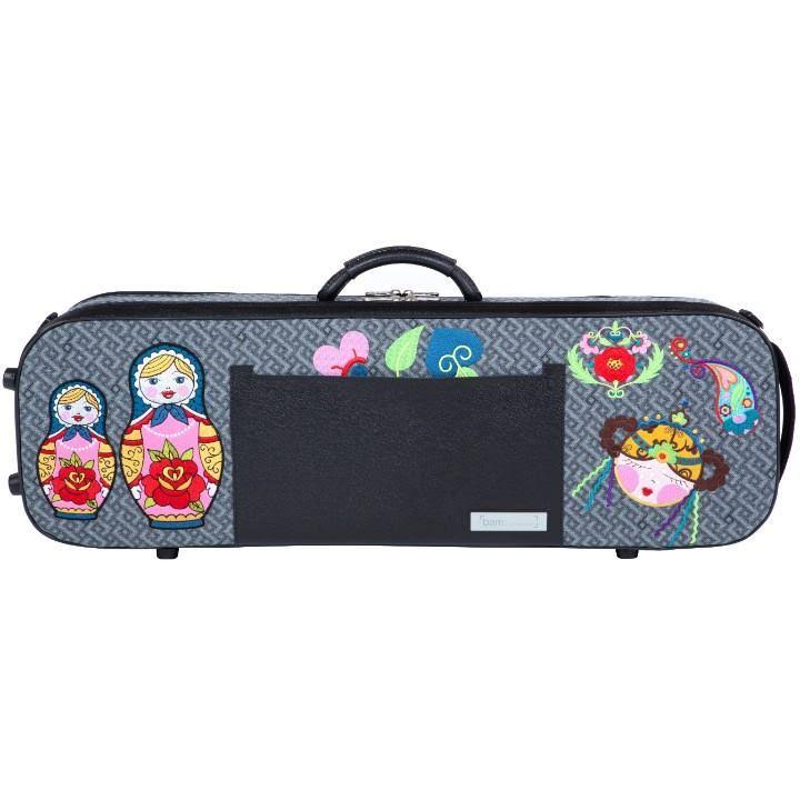 Oblong Gray Violin Case K573