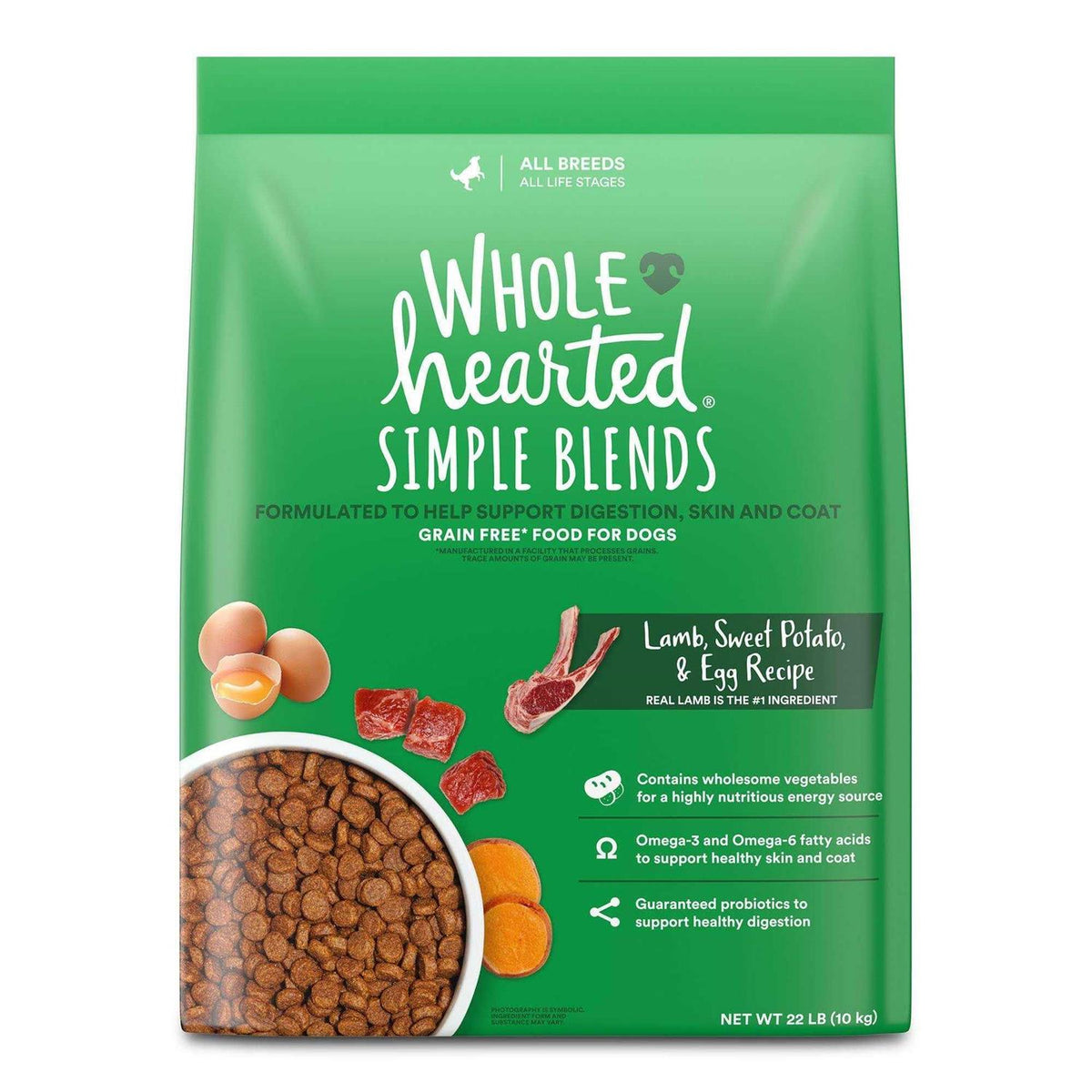 Lamb Sweet Potato & Egg Recipe Dry Dog Food Z53610