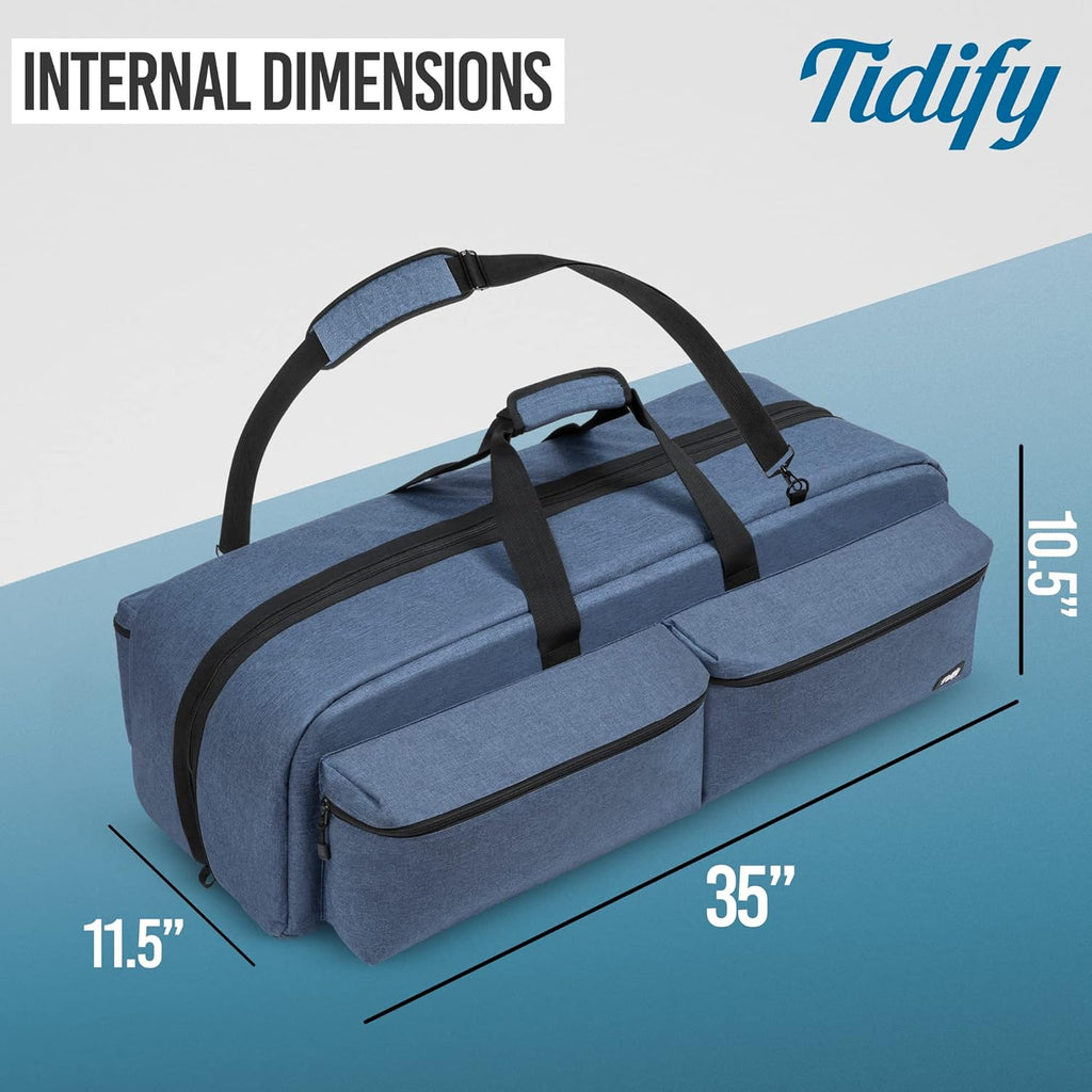 Telescope and Tripod Case/Bag with Padded Accessories Pockets K8761