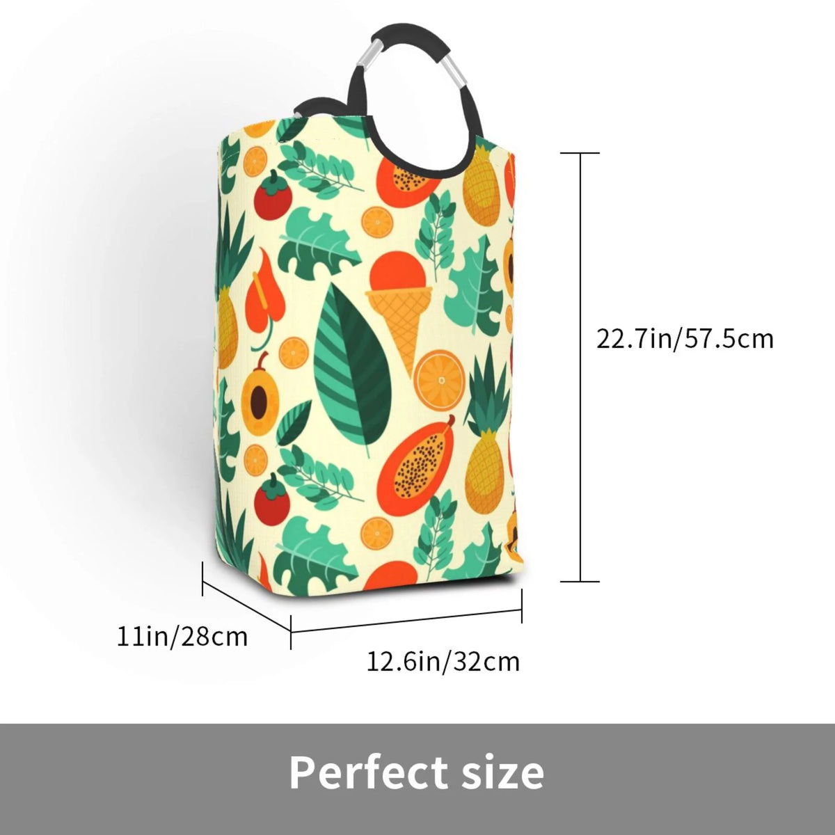 Collapsible Laundry Basket with Handles S282