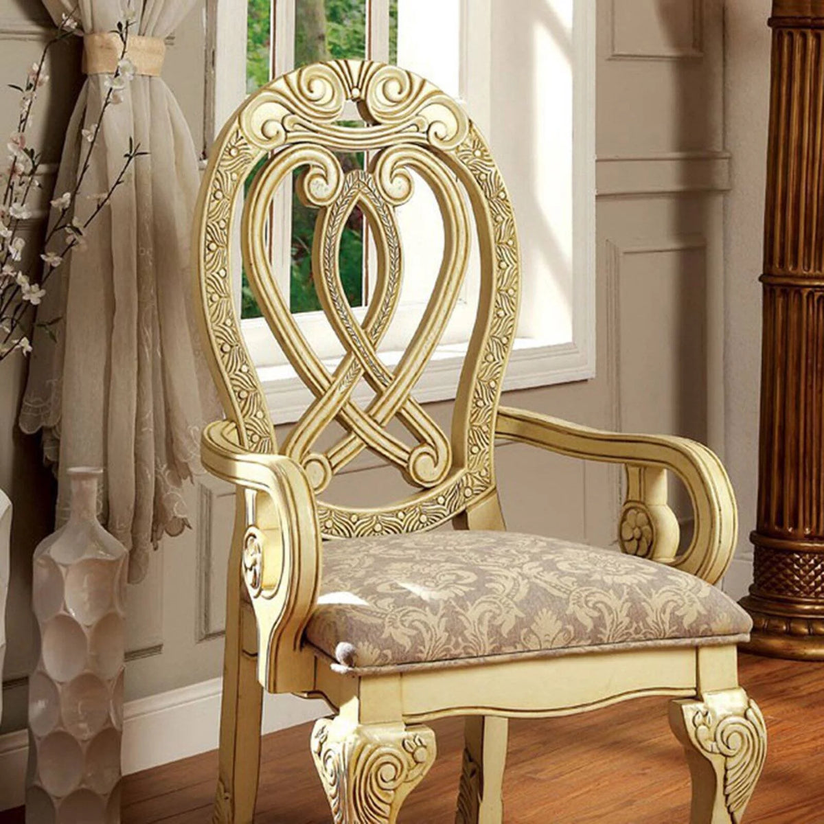 Traditional Arm Chair, Set of 2 N1198