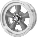 Gray Wheel With Machined Lip 15x6 M11964