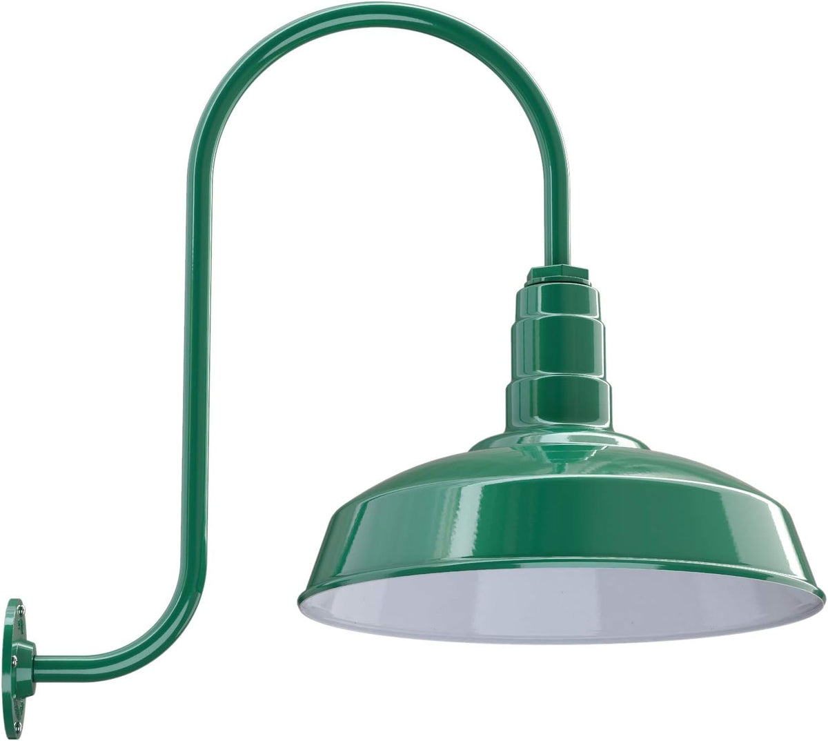 Gooseneck Barn Light Matte Black B402