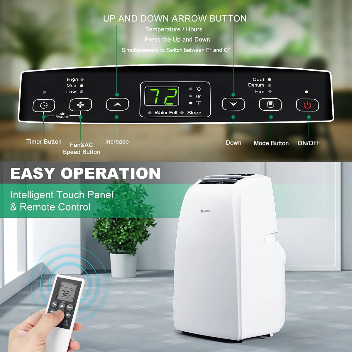 14000 BTU Portable Air Conditioner V5388