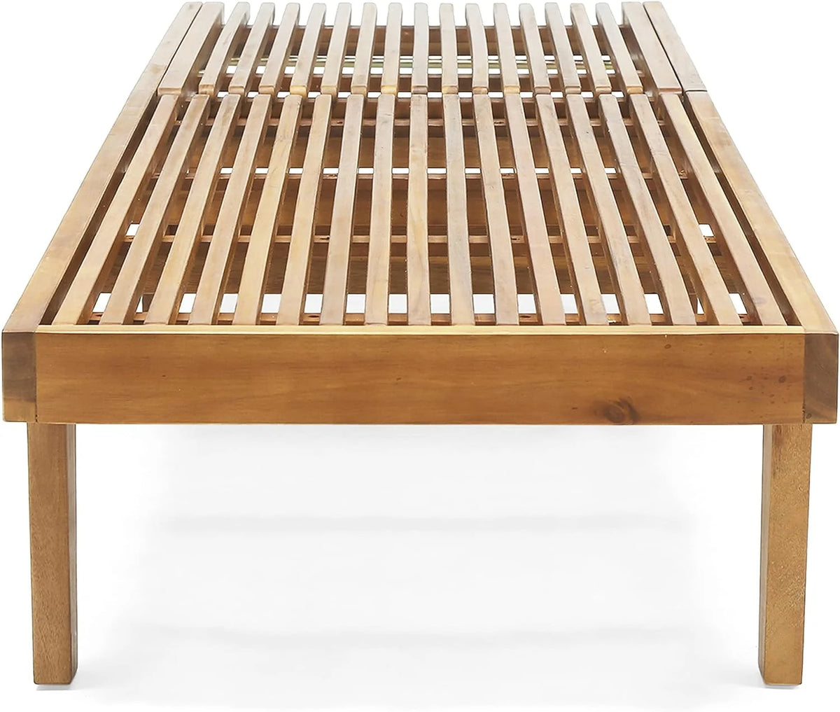 Outdoor Wooden Chaise Lounge U796