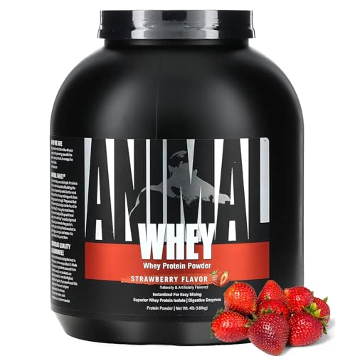 Whey Isolate Protein Powder Strawberry 4 Pound O336731