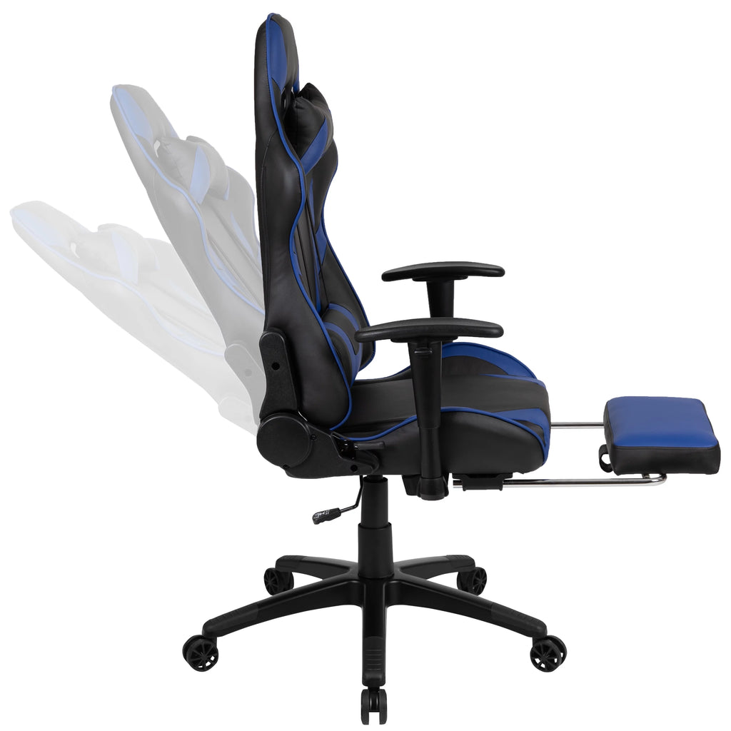 Gaming Desk and Reclining Footrest Chair M239