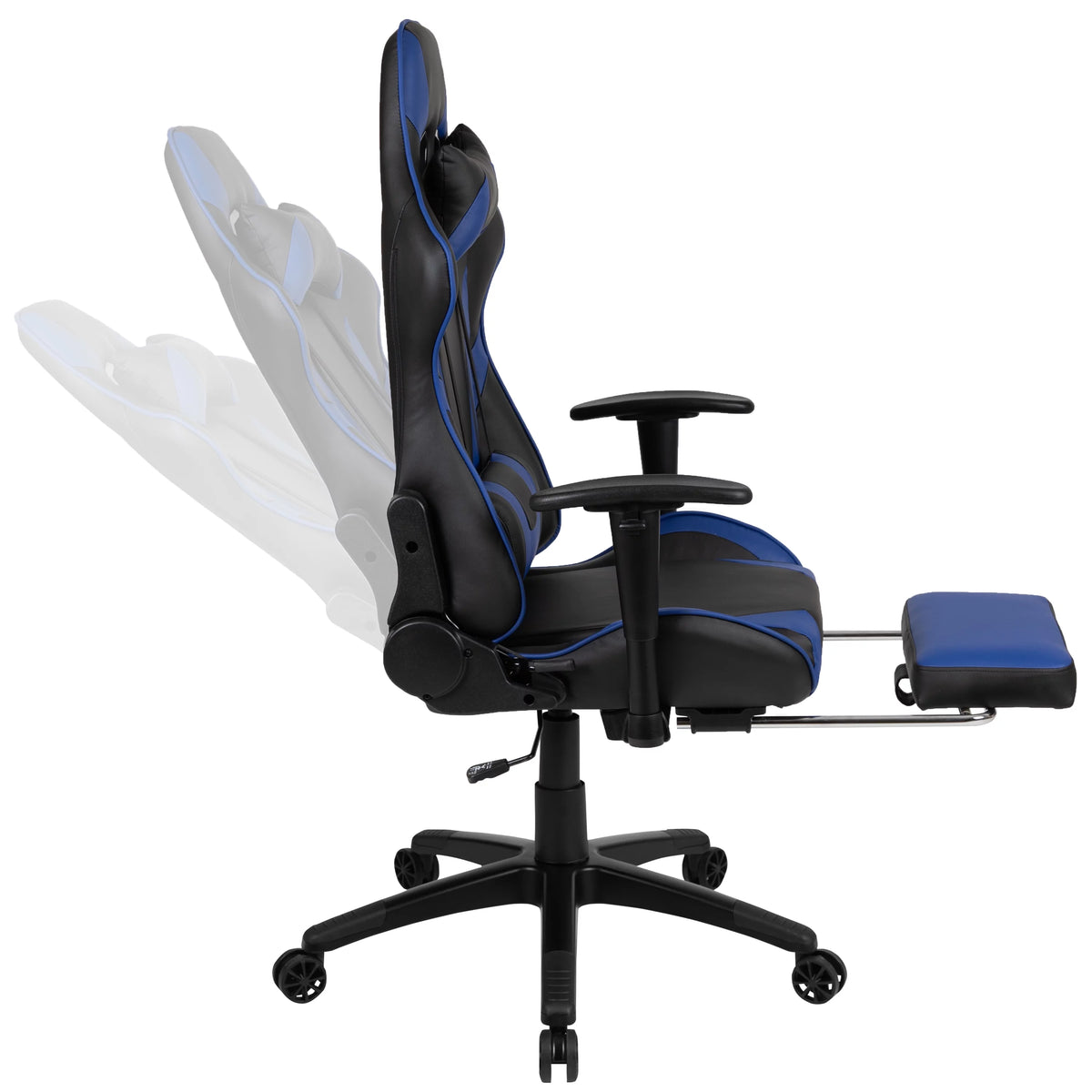 Gaming Desk and Reclining Footrest Chair M239