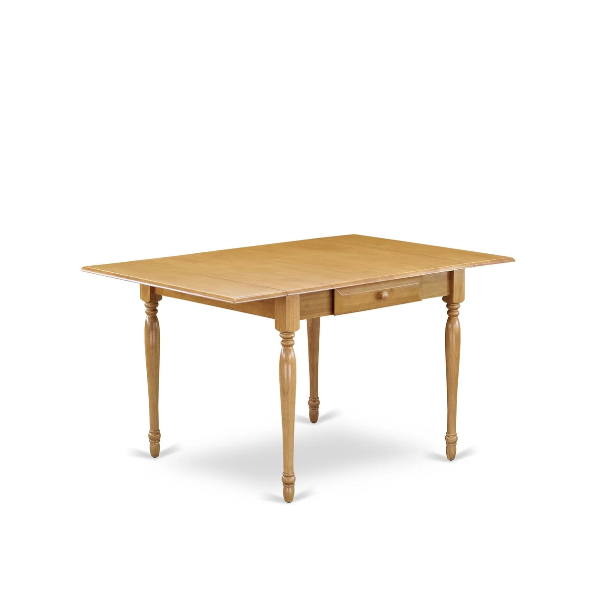 3 Pc Solid Wood Dining Table Set with 2 Chairs, Oak Finish Q26288