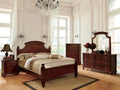 Cherry Solid Wood 5pcs Bedroom Set T711426