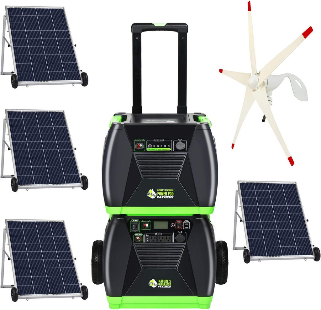 3600w Solar and Wind Powered Generator with Cart Z4108