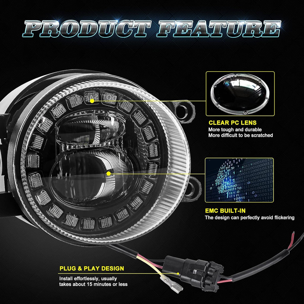 LED Fog Lights Pack of 2 P518