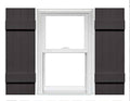 4 Board and Batten Vinyl Shutters 1 Pair 14 x 51 Tuxedo Gray I448174