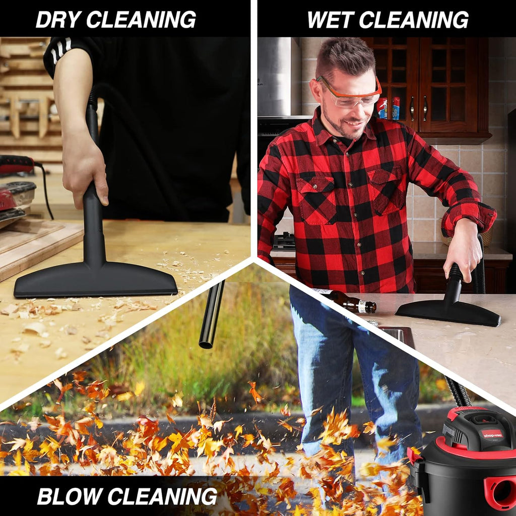 5 Gallon 2.0 Peak HP Wet/Dry Vacuum with Collapsible Handle C480