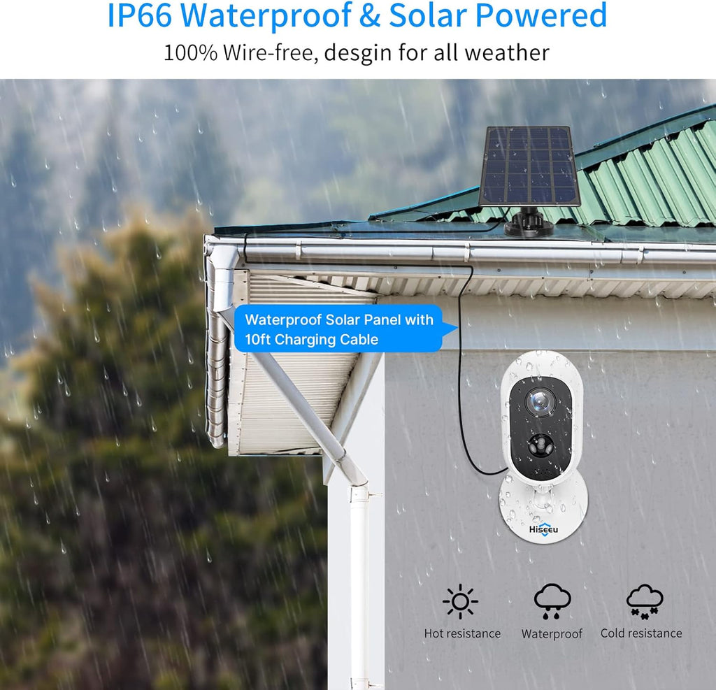 2K 3MP Wireless Battery Powered Security Camera Outdoor with 2-Way Audio Z7610