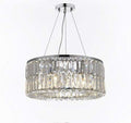 18-inch Hanging Chandelier with Clear Crystals A7867