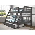 Twin Over Full Bunk Bed with Twin Trundle Z4169