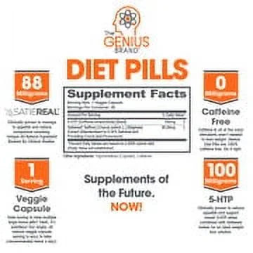 Diet Pill Appetite Suppressant Fat Burner Thermogenic Supplement B52220
