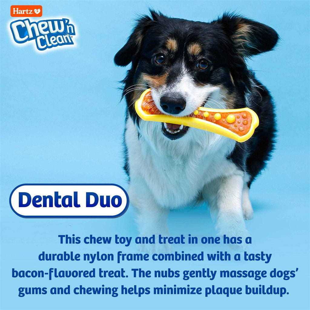 Chew 'n Clean Dental Duo Dog Toy V48309