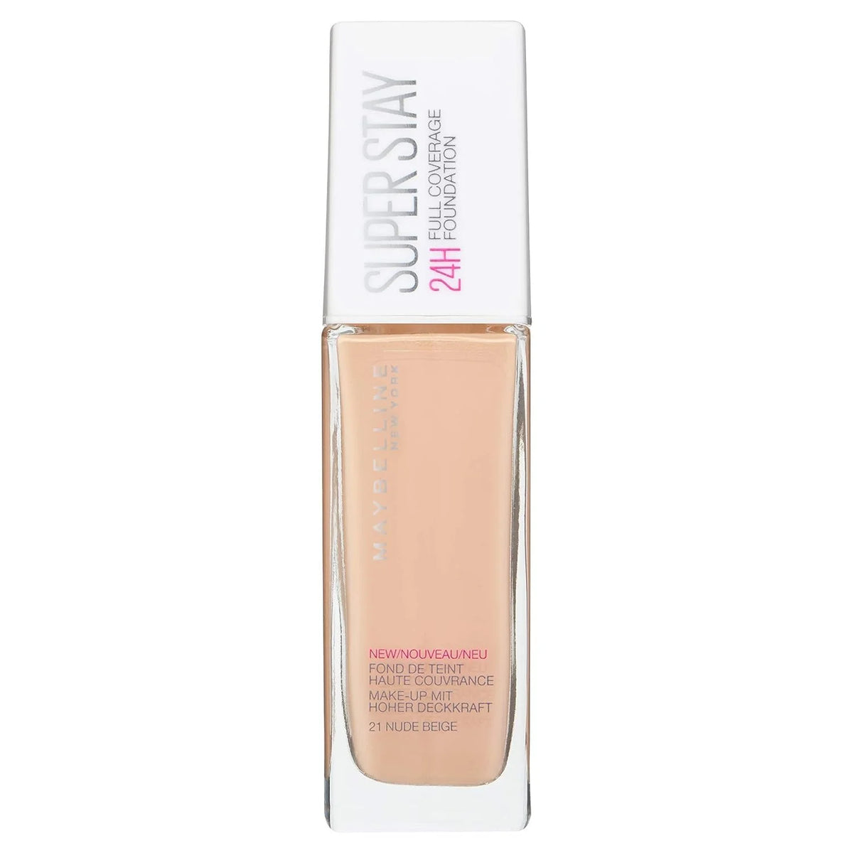 24 Hour Foundation 21 Nude Beige 30Ml Y707947