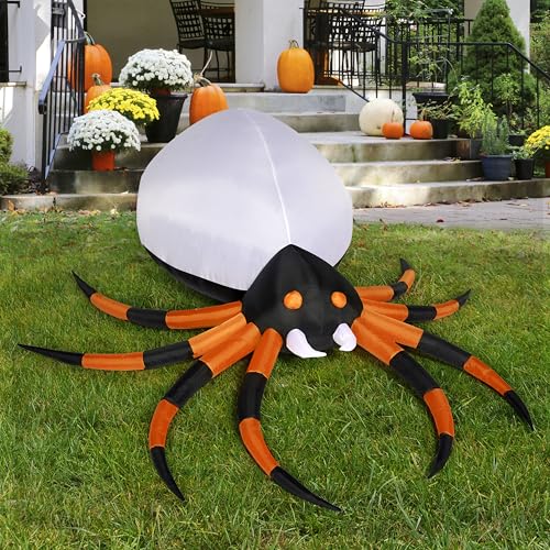 8 FT Inflatable Giant Spider Outdoor Decoration Z648684