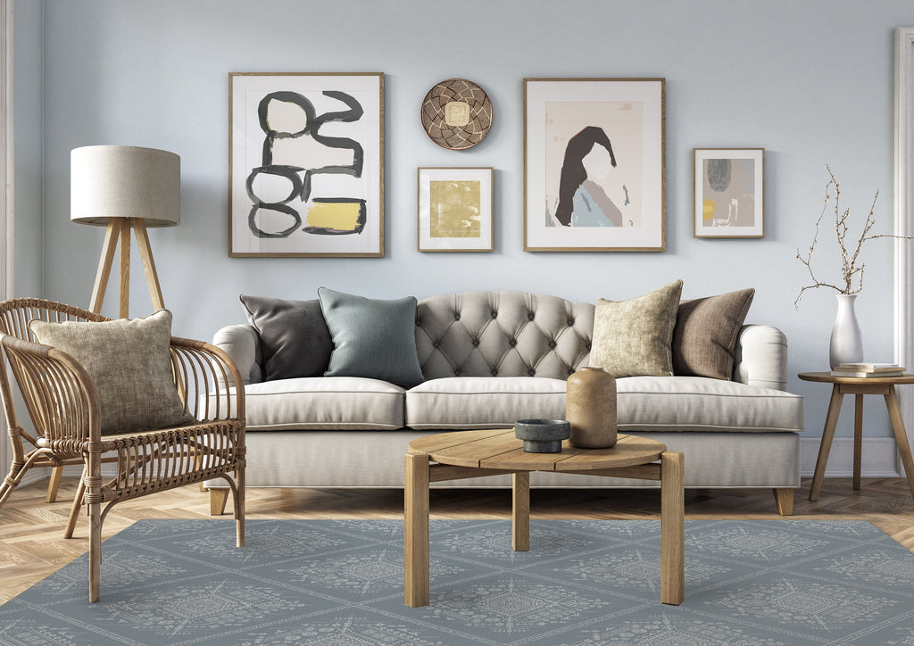 Blue Area Rug W64378