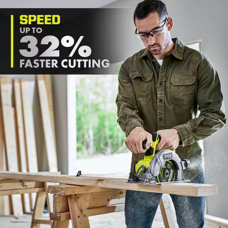 18V Cordless Power Tool Kit with 4.0 Ah Batteries, Charger, and Circular Saw Q4916