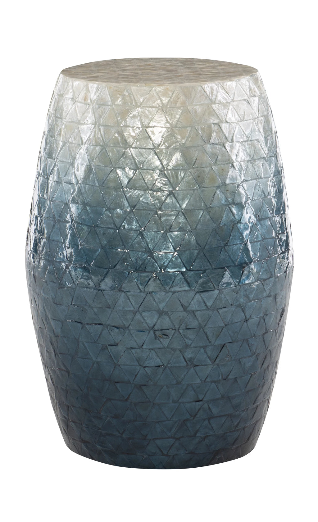 Blue Off-White Accent Side Table I134612