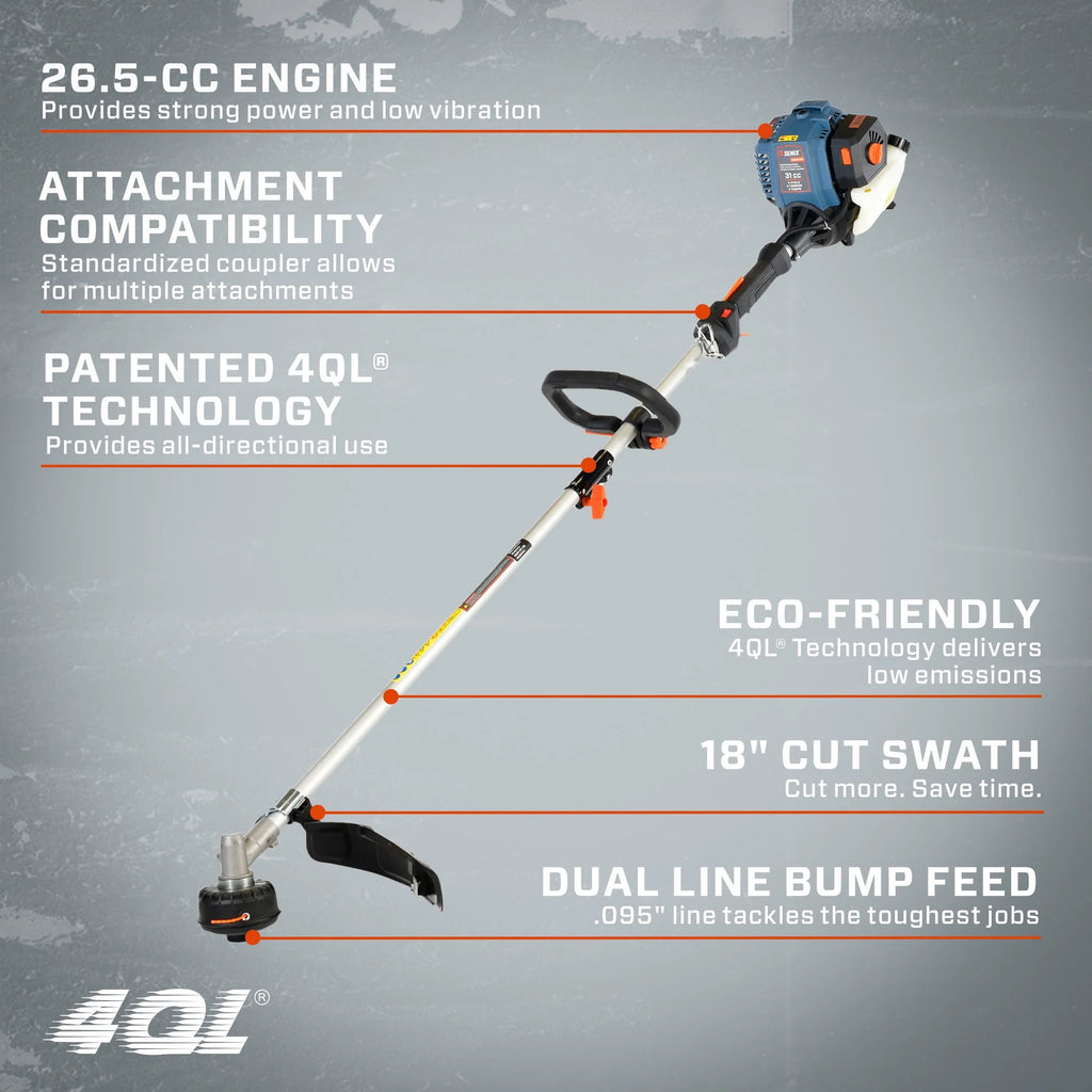 31 cc 4-Cycle Gas Powered String Trimmer I2166
