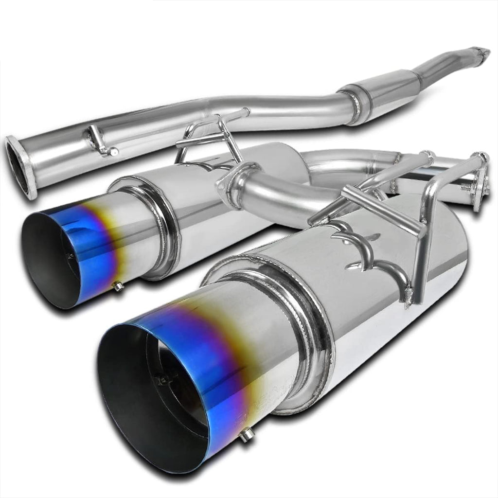 Dual Catback Exhaust System Titanium Tip K239