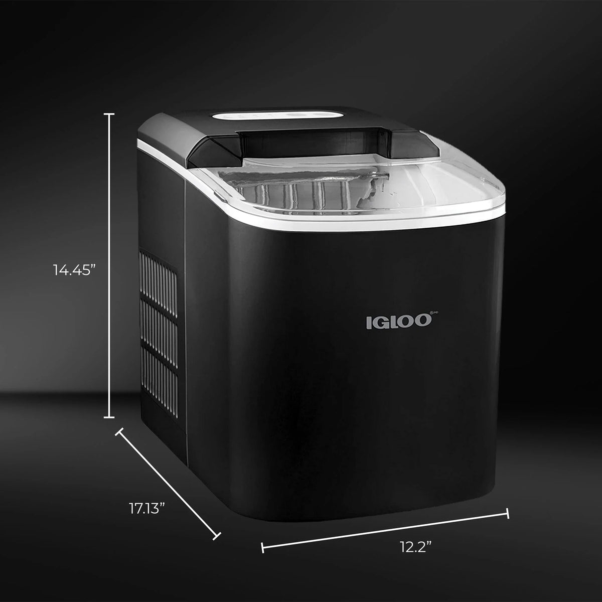 Automatic Portable Countertop Ice Maker Machine Black R8351