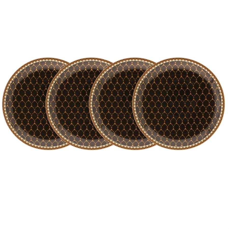 Set of 4 Black Coaster S66532