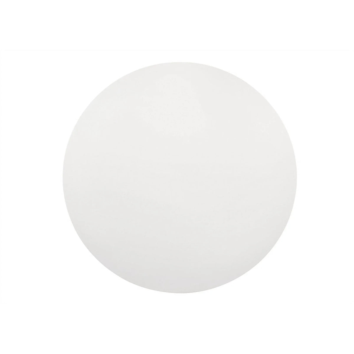 White Wood Round Dining Table with Pedestal Base F979