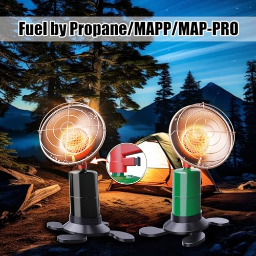 6200BTU Portable Propane Patio Heater with Electronic Ignition R644