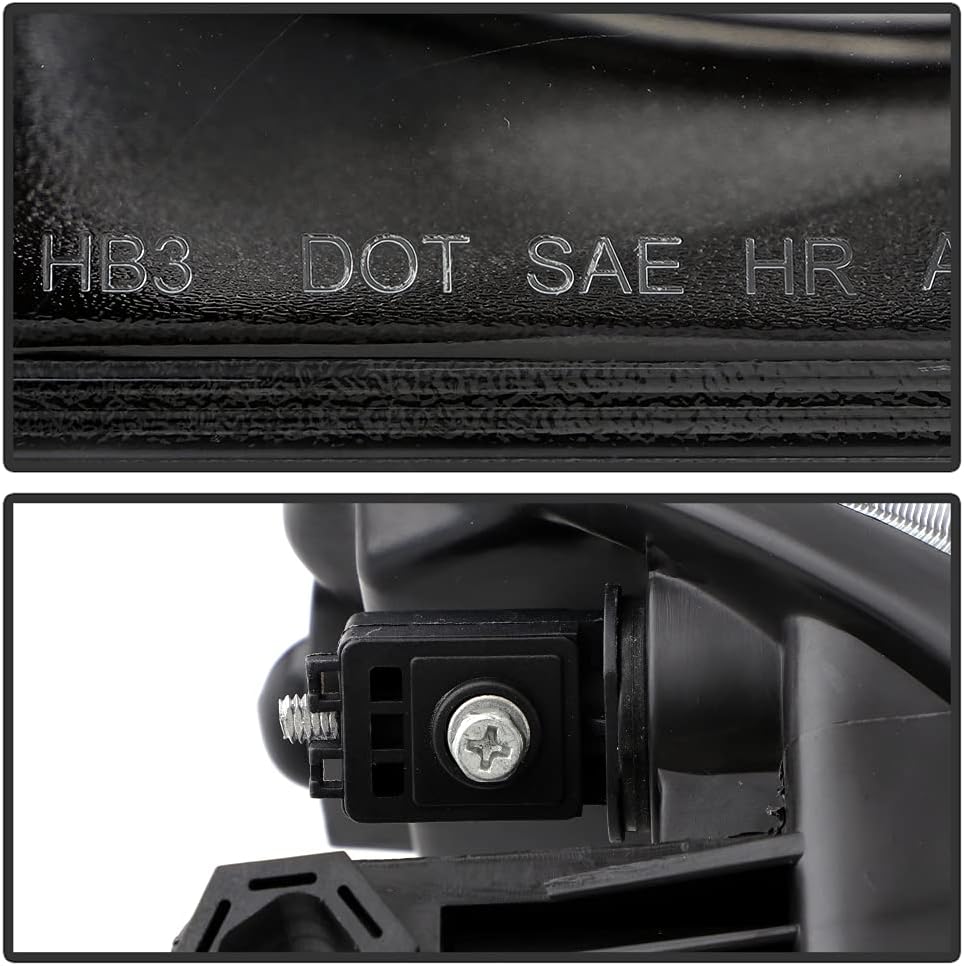 Black Headlights Replacement Driver + Passenger Side Q98564