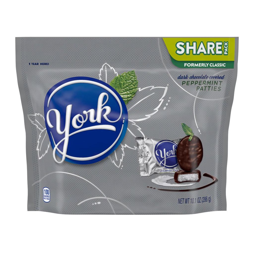 Dark Chocolate Peppermint Patties Candy, 10.1 oz, 3 Pack T202636