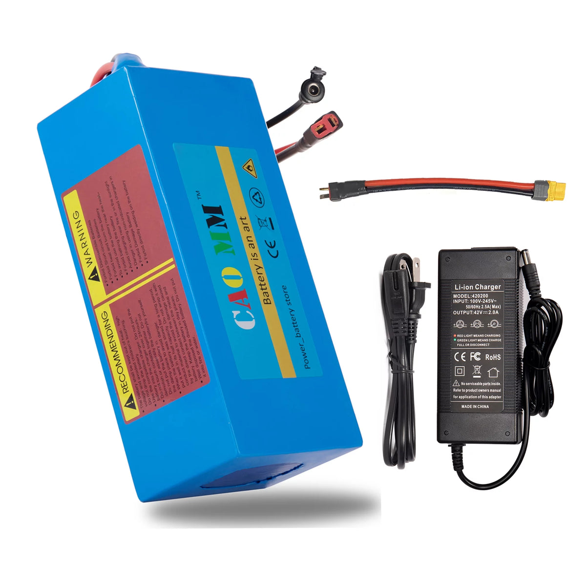 36V 10Ah Lithium Ebike Battery with 2A Charger T408844