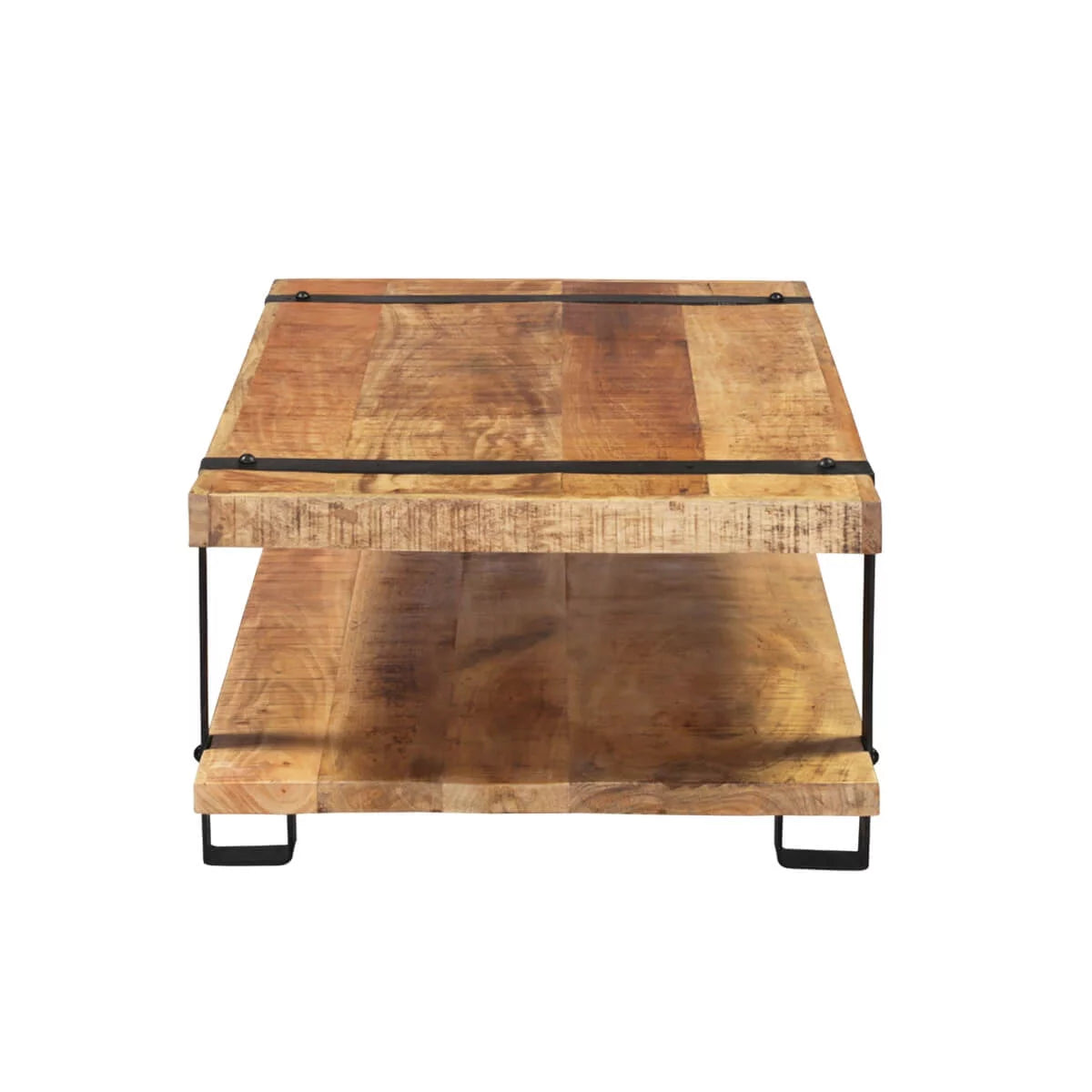 Rustic Mango Wood 2 Tier Coffee Table M94229