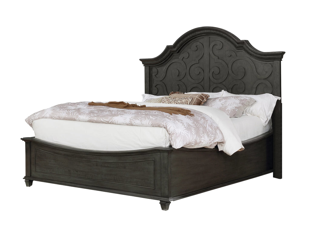 Gray Wood 3pc Queen Bedroom Set Y4522