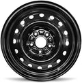 16 inch 5 Lug Black Steel Wheel M78057