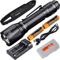 1600 Lumen Tactical Flashlight with Rechargeable Battery K66342