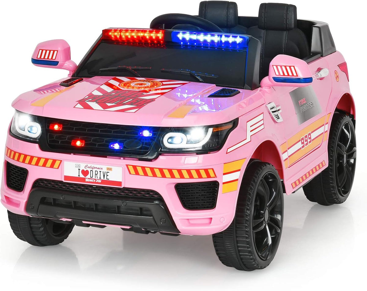 12V Battery Powered White Ride on Police SUV Q884