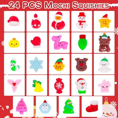 24 Stress Balls Christmas Advent Calendar Z37997
