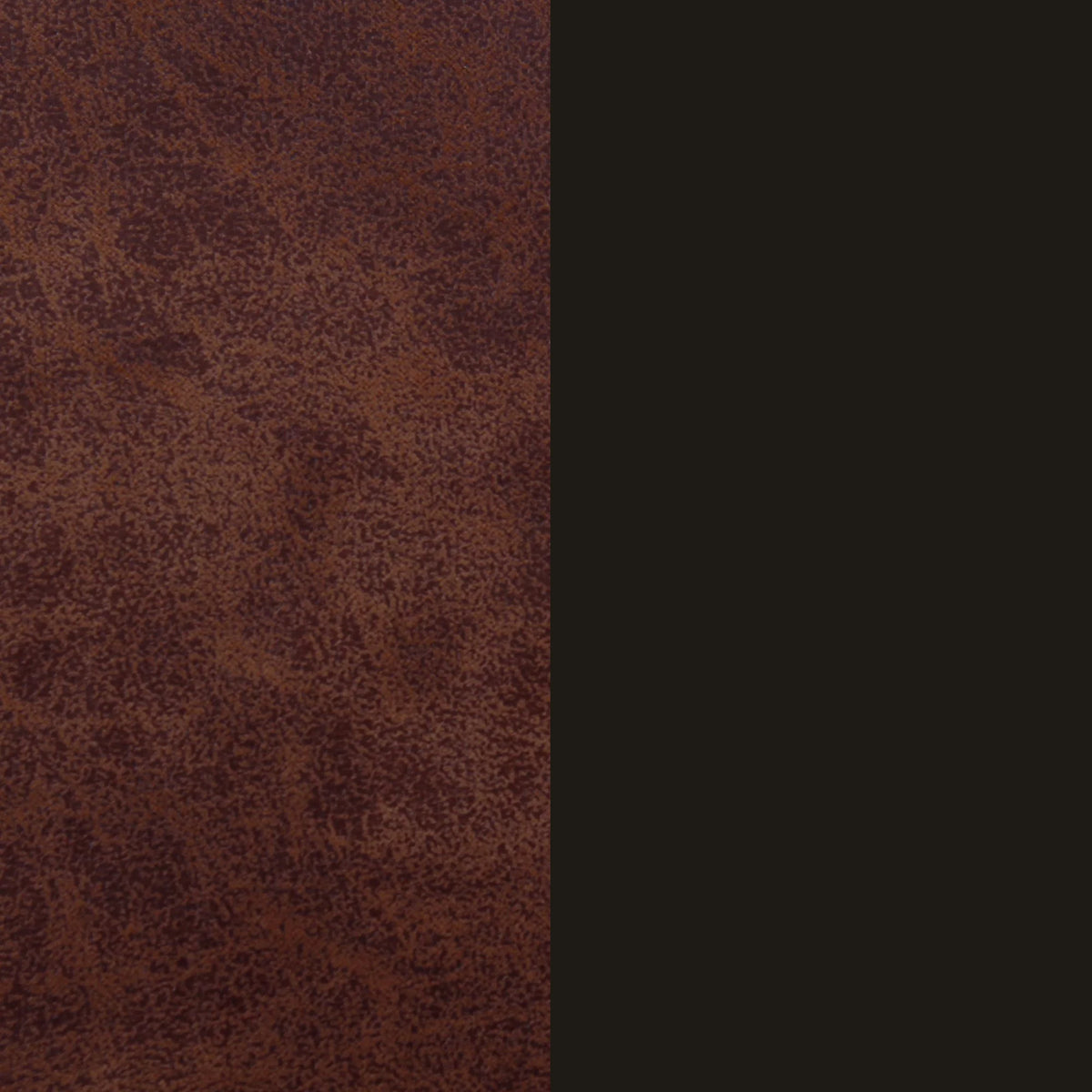 Brown Backless Upholstered Bar Stool with Metal Base U95866