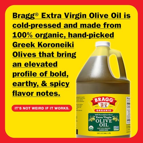 Organic Extra Virgin Olive Oil 128 Ounce V183021