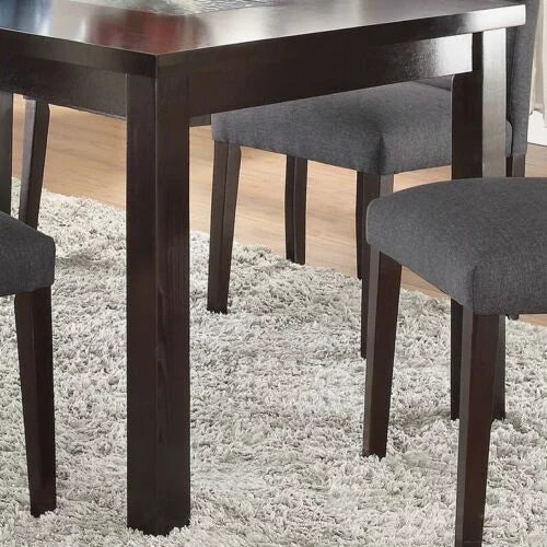 7pc Dining Set Table and 6 Side Chairs Y301243