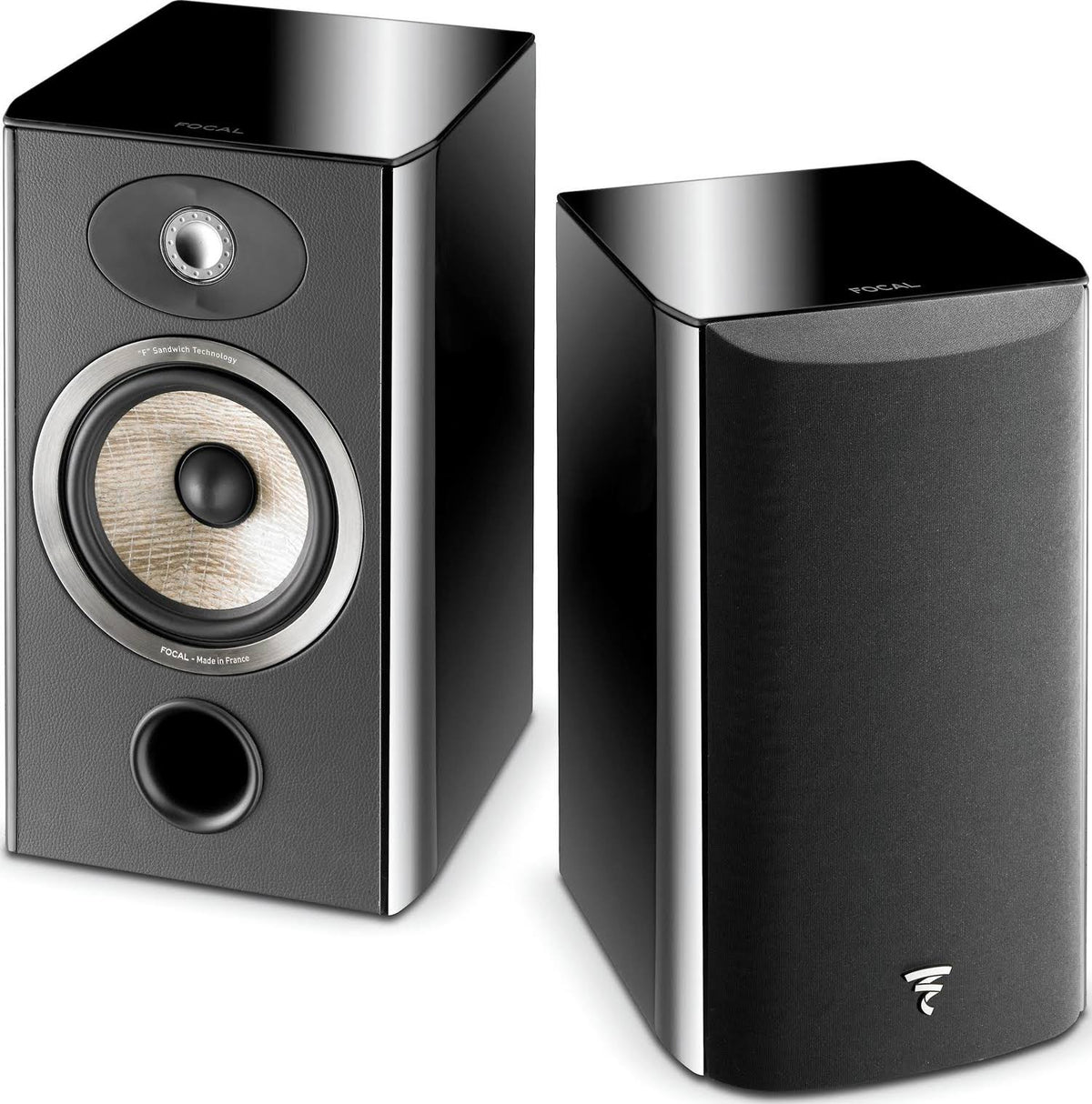 Black 2-Way Bookshelf Speakers (Pair) N94769