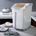 Pet Food Storage Container with Measuring Cup Z15954